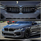 BMW 5 серия G30/G31 2017-2023 гг. Окантовка решетки радиатора (2021-2023, Карбон) фото 4