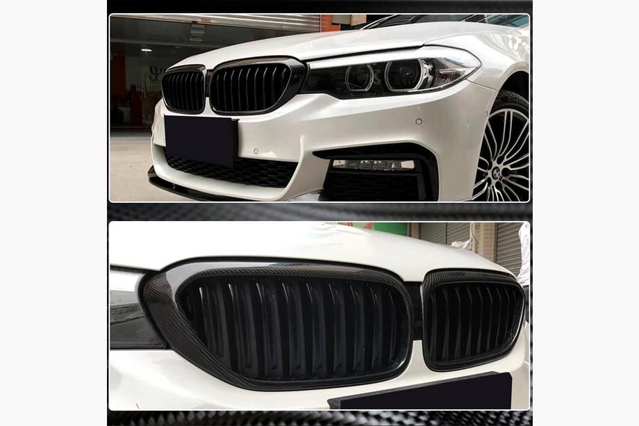 BMW 5 серия G30/G31 2017–2023 гг. Решетки M-Look V1 (2017-2020, Карбон) Фото 4