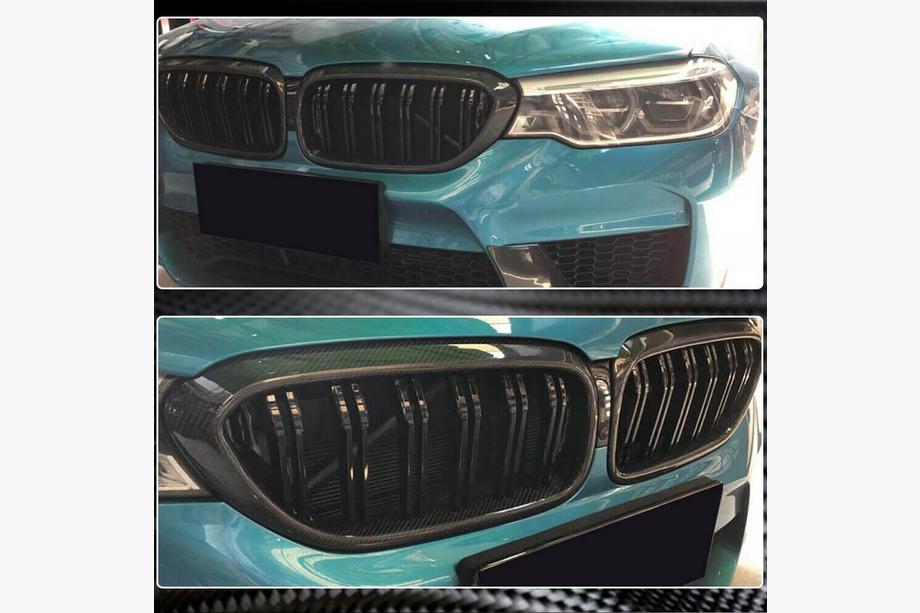 BMW 5 серия G30/G31 2017–2023 гг. Решетки M-Look V2 (2017-2020, Карбон) Фото 3