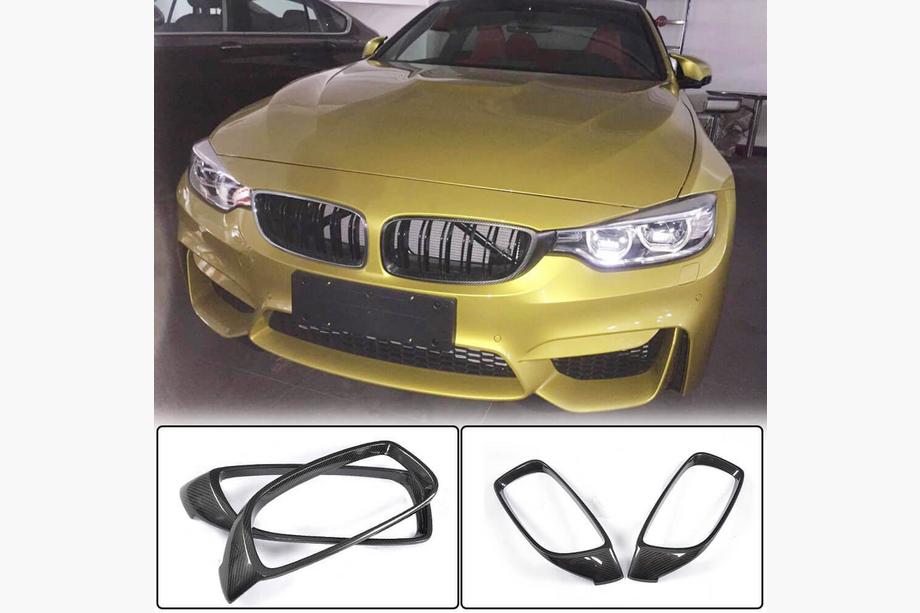 BMW 4 серия F32/F33/F36 2012-2020 гг. Окантовка Решетки Радиатора (Карбон) Image