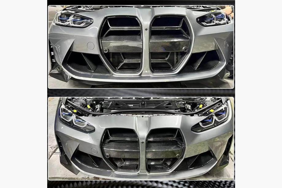 BMW 3 серия G20/G21 2018- гг. Ноздри V1 (для G80, Карбон) Фото 5