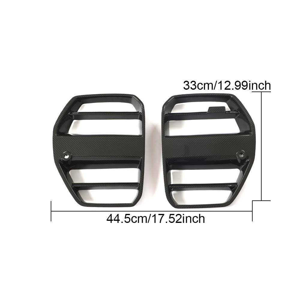 Ніздрі V2 (для G80, Карбон) для BMW 3 серія G20/G21 2018- рр - фото 8