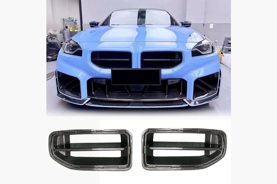 BMW 2 серия G42 2021- гг. Ноздри из сухого карбона (для G87) Image