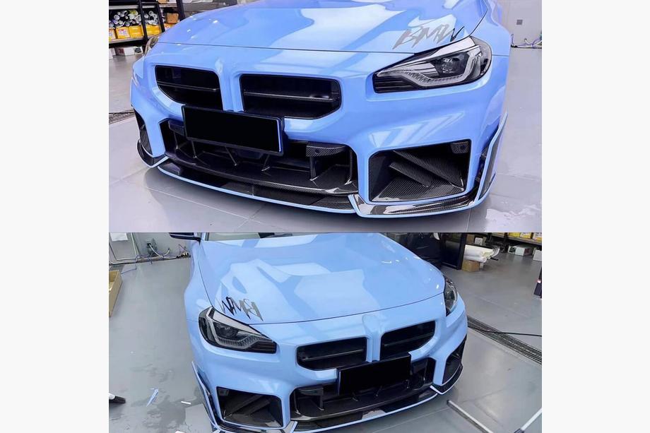 BMW 2 серия G42 2021- гг. Ноздри из сухого карбона (для G87) Фото 2