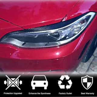 Реснички на фары (Карбон) BMW 2 серия F22/F23 2014-2021 гг. фото 3