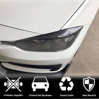 Реснички на Фары V2 (для F30, Карбон) BMW 3 серия F30/F31 2012-2019 гг. фото 4