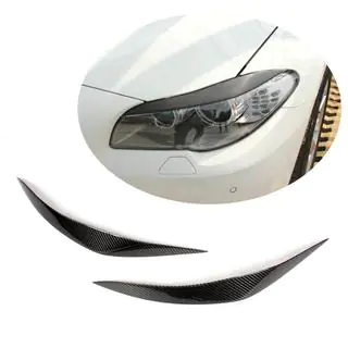 Реснички на фары (2010-2013, Карбон) BMW 5 серия F10/F11 2010–2016 гг. фото 1
