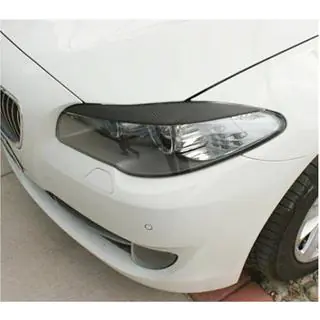 Реснички на фары (2010-2013, Карбон) BMW 5 серия F10/F11 2010–2016 гг. фото 3