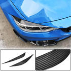 BMW 4 серия F32/F33/F36 2012-2020 гг. Реснички на Фары V2 (Карбон) фото 2