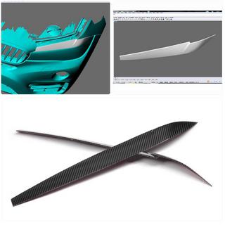 Реснички на Фары FRP V3 BMW X5 F15 2013-2018 гг. фото 2