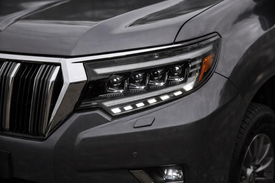 Toyota Land Cruiser Prado 150 2009-2023 гг. Передние фары Lexus-Design 4-LED V2 (2017+, 2 шт) Image