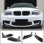 BMW 1 серия E81/E82/E87/E88 2004-2011 гг. Накладки Flap на передний бампер (для 1M E82, Карбон) фото 1