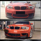 BMW 1 серия E81/E82/E87/E88 2004-2011 гг. Накладки Flap на передний бампер (для 1M E82, Карбон) фото 3