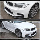 BMW 1 серия E81/E82/E87/E88 2004-2011 гг. Накладки Flap на передний бампер (для 1M E82, Карбон) фото 4