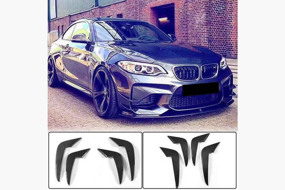 BMW 2 серия F22/F23 2014-2021 гг. Передняя губа бампера (для F87 M2, карбон) Image