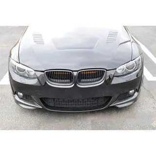 Накладки на передний бампер Flap (для M-Sport 2006-2009, Карбон) фото 4
