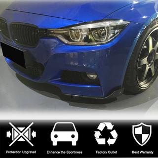 Передняя губа бампера Flap FRP V2 (для M-Sport) BMW 3 серия F30/F31 2012-2019 гг. фото 4