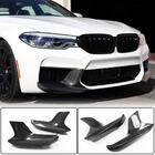 BMW 5 серия G30/G31 2017-2023 гг. Накладки Flap на передний бампер (для M5 F90 2017-2020, Карбон) фото 1