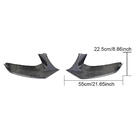 BMW 5 серия G30/G31 2017-2023 гг. Накладки на передний бампер Flap V1 для M-Sport 2017-2020 Карбон фото 6