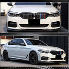 BMW 5 серия G30/G31 2017-2023 гг. Накладки на передний бампер Flap V3 для M-Sport 2017-2020 Карбон фото 4