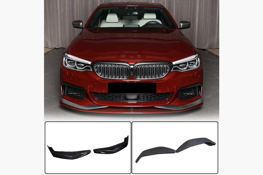 Накладки на передний бампер Flap V3 для M-Sport 2017-2020 Карбон Image