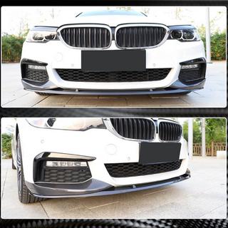 Флапсы на передний бампер Carbon V4 (для M-Sport 2017-2020) BMW 5 серия G30/G31 2017-2023 гг. фото 4