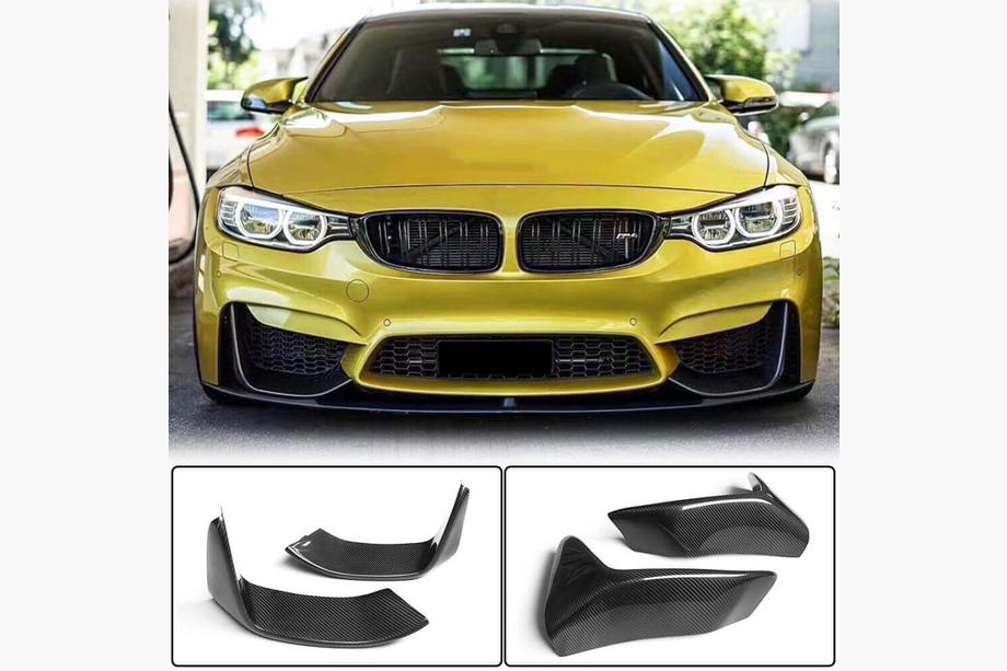 BMW 3 серия F30/F31 2012-2019 гг. Передний бампер лип Flap V4 (для F80, Карбон) Image