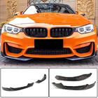 BMW 4 серия F32/F33/F36 2012-2020 гг. Передний бампер лип Flap V2 (для F82/F83, Карбон) фото 1