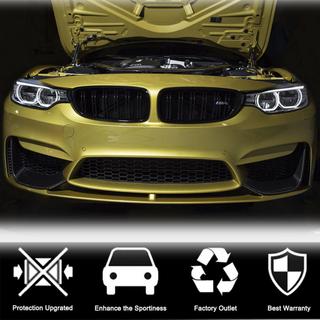 Накладки Flap на передний бампер Carbon V5 (для F82/F83) BMW 4 серия F32/F33/F36 2012-2020 гг. фото 3