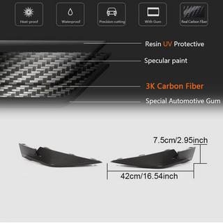 Накладки Flap на передний бампер (для G80, Карбон) фото 4