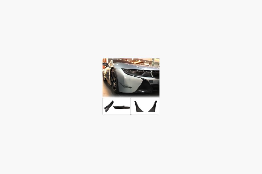 BMW I8 2014-2020 гг. Флапсы на передний бампер (Карбон) Фото 3