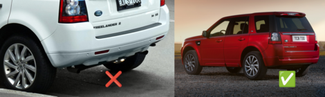 Land Rover Freelander II 2006–2014 гг. Оригинальные брызговики Premium (для Sport Edition, 4 шт) фото 3