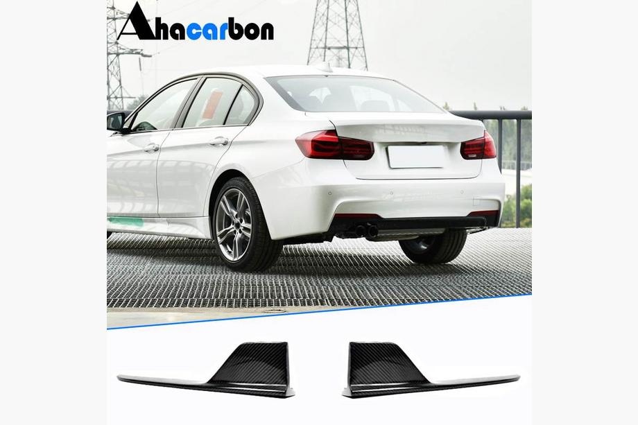 BMW 3 серия F30/F31 2012-2019 гг. Накладка на задний бампер Flap (для F30 M-Sport, Карбон) Image