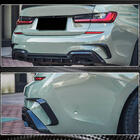 BMW 3 серия G20/G21 2018- гг. Накладки Flap на задний бампер (для M-Sport 2018-2022, Карбон) фото 6