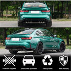 BMW 3 серия G20/G21 2018- гг. Накладка на задний бампер Flap V1 (для G80, Карбон) фото 2