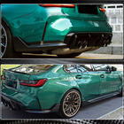 BMW 3 серия G20/G21 2018- гг. Накладка на задний бампер Flap V2 (для G80, Карбон) фото 4