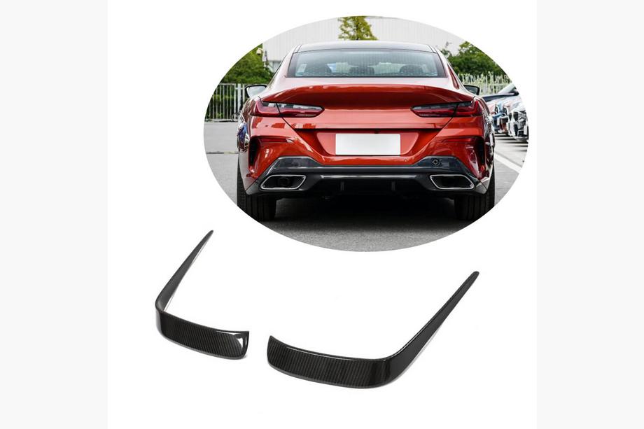 BMW 8 серия G14/G15/G16 2018- гг. Задний диффузор бампера V1 для M-Sport, Карбон Image