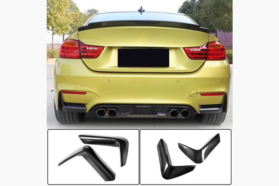 BMW 3 серия F30/F31 2012-2019 гг. Накладка на задний бампер Flap (для F80, Карбон) Image