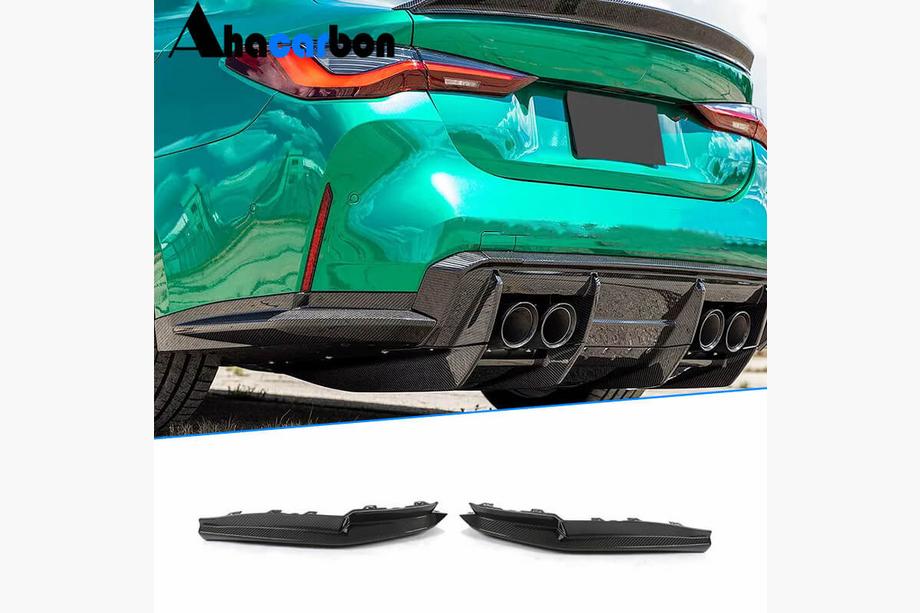 BMW 4 серия G22/23/26 2020- гг. Накладка на задний бампер Flap V3 (для G82/G83) Image