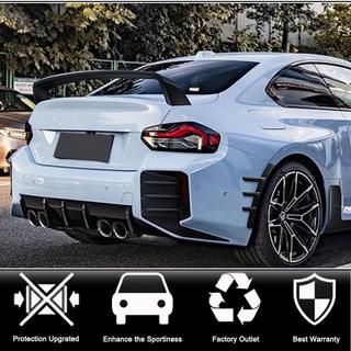 Накладка на задний бампер Flap Carbon V5 (для G87) BMW 2 серия G42 2021- гг. фото 2