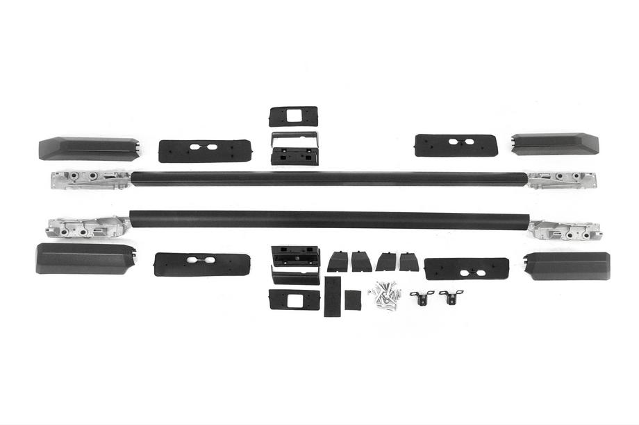 Toyota Land Cruiser Prado 250 2023- гг. Рейлинги на крышу OEM черные (алюминий) Фото 2