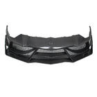 Накладки на передний бампер Lip (карбон) фото 5