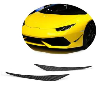 Накладка на передний бампер Flap V2 (Карбон) Lamborghini Huracan 2014- гг. фото 1