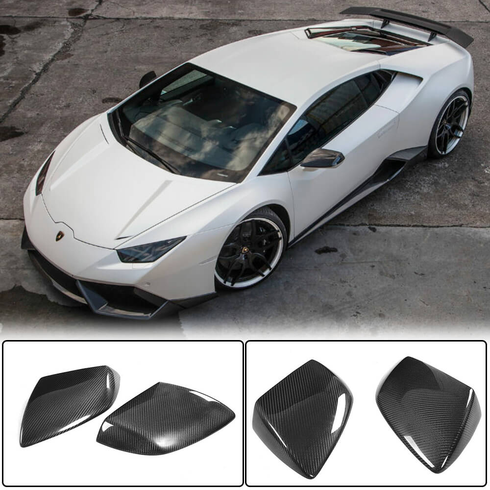 Накладки на дзекрала (Карбон) для Lamborghini Huracan 2014- рр