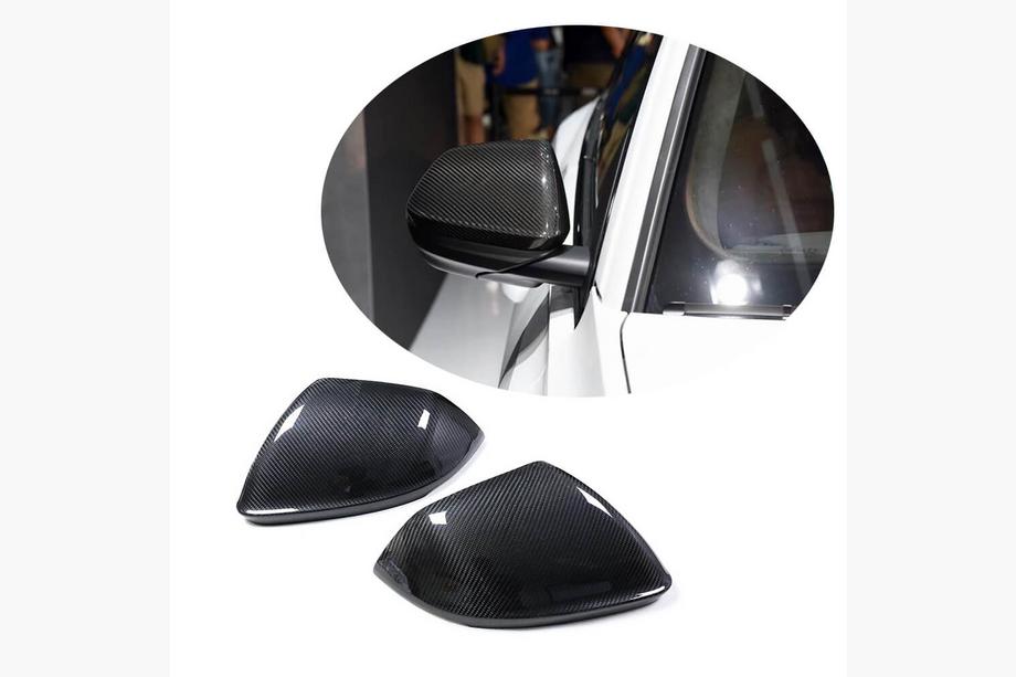 Audi Q8 2018- гг. Накладки на Зеркала (Dry Carbon) V2 Image