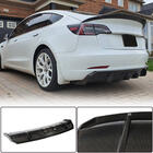 Tesla Model 3 2017- гг. Задний диффузор V1 (2017-2023, Карбон) фото 3