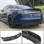 Tesla Model S 2012– гг. Задний диффузор V2 (2016-2021, Карбон) фото 1