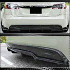 Tesla Model S 2012– гг. Задний диффузор V2 (2016-2021, Карбон) фото 4