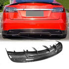 Tesla Model S 2012– гг. Задний диффузор V2 (2012-2016, Карбон) фото 1