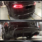 Tesla Model X 2015- гг. Диффузор заднего бампера Карбон V1 (2016-2020) фото 4